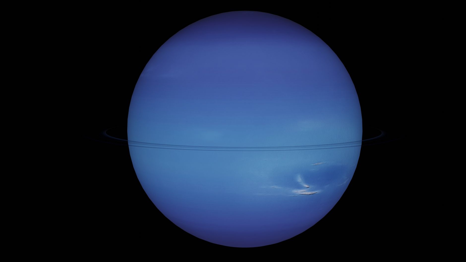 天王星和海王星下钻石雨的想象图