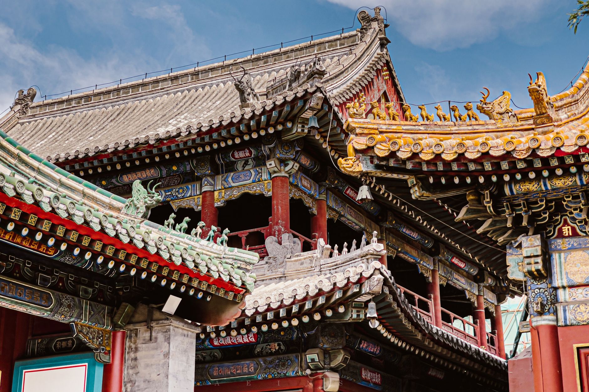 故宫鸟瞰全景