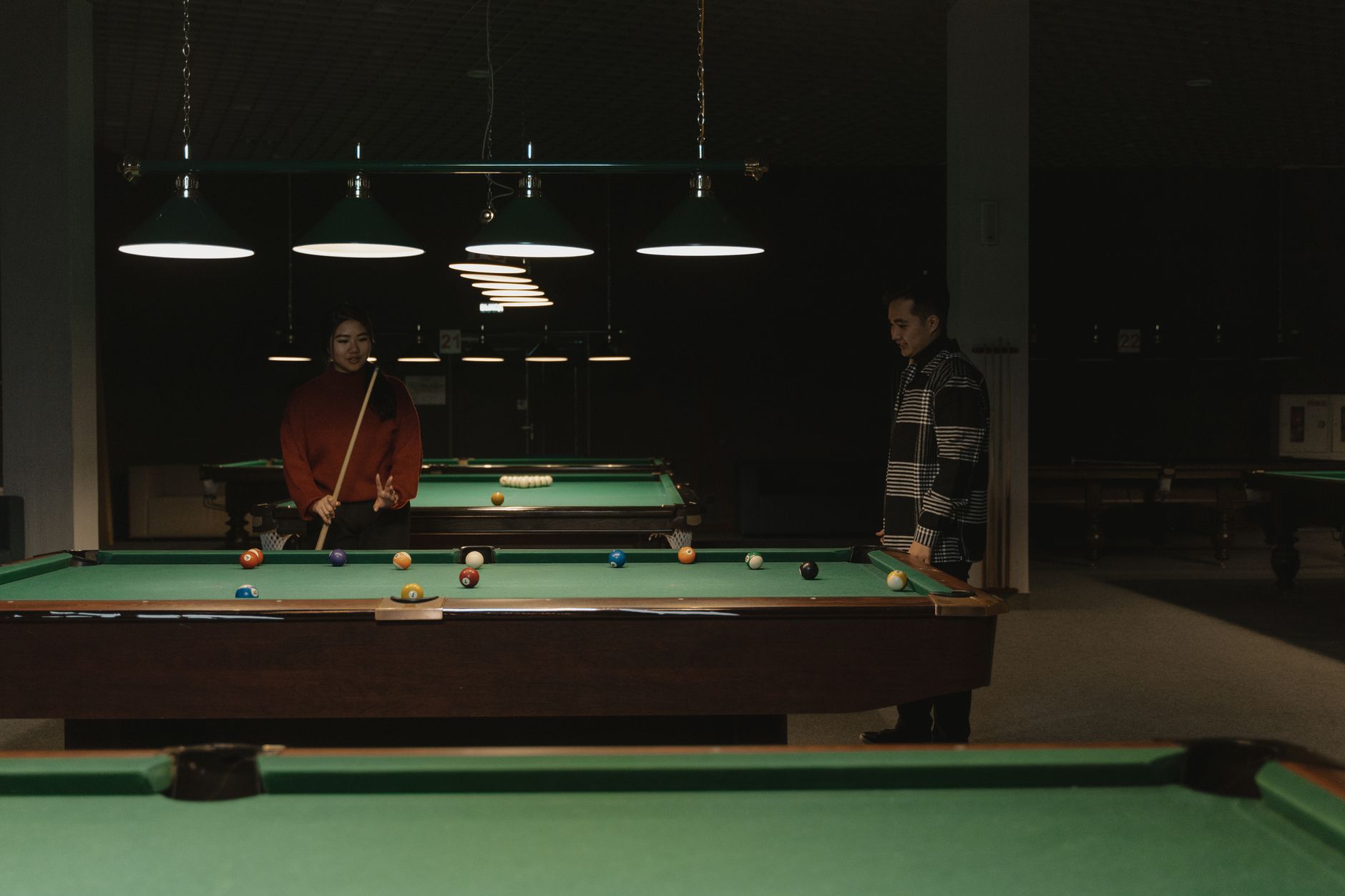 莫扎特打台球的插图