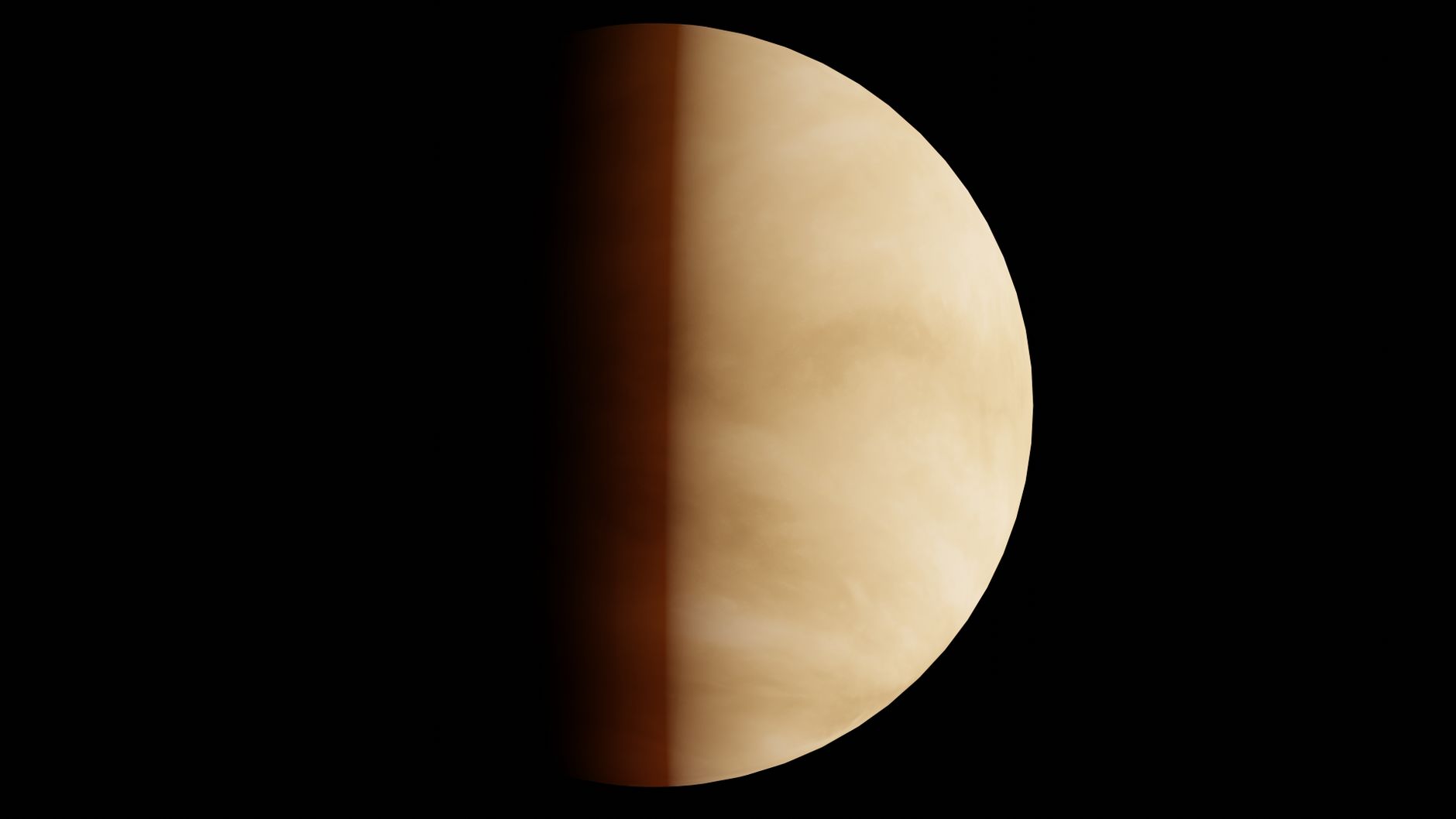 金星麦克斯韦山的雷达图像，显示高反射率区域