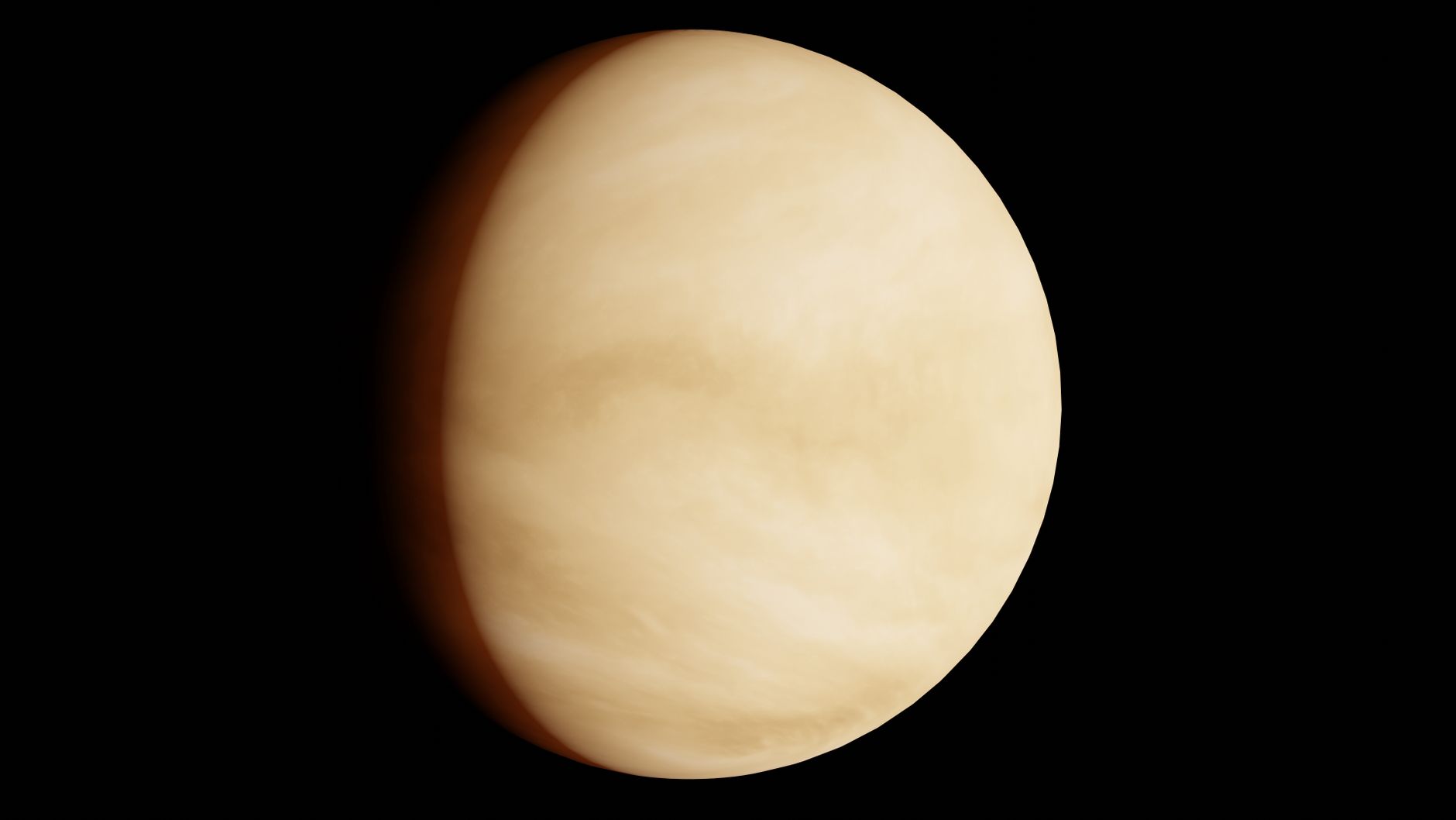 展示金星与其他行星自转方向对比的示意图